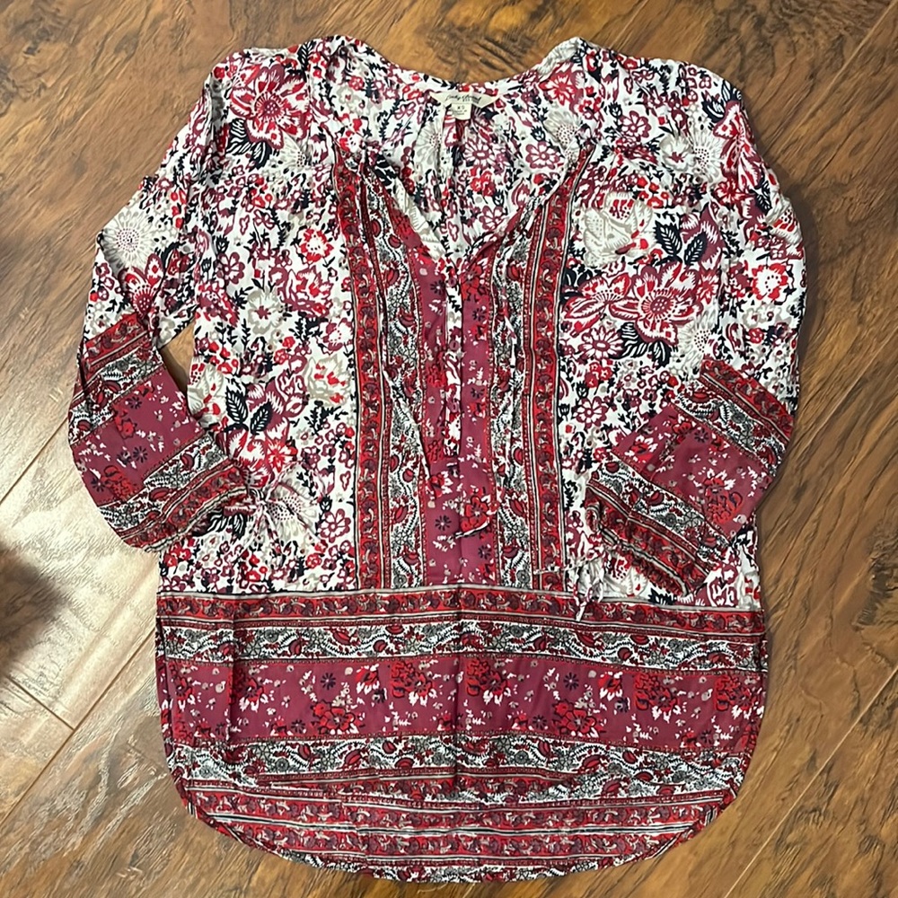 Lucky Brand Floral Blouse